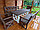 Набор садовый и банный из массива сосны "Прованс  Супер"  1,8 метра 5 предметов, фото 3