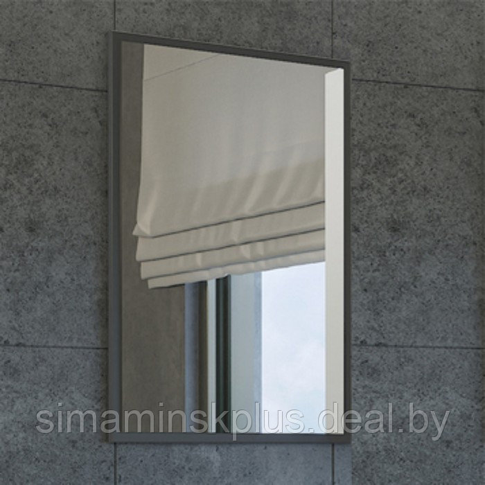 Зеркало COMFORTY «Лозанна-55» серый матовый - фото 1 - id-p183816329