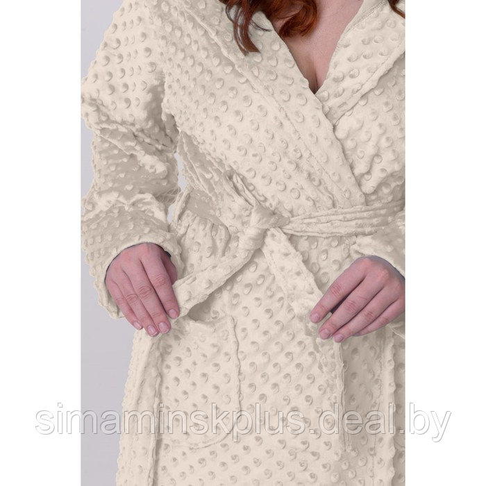 Халат женский, размер 50, цвет топленое молоко - фото 5 - id-p183817124