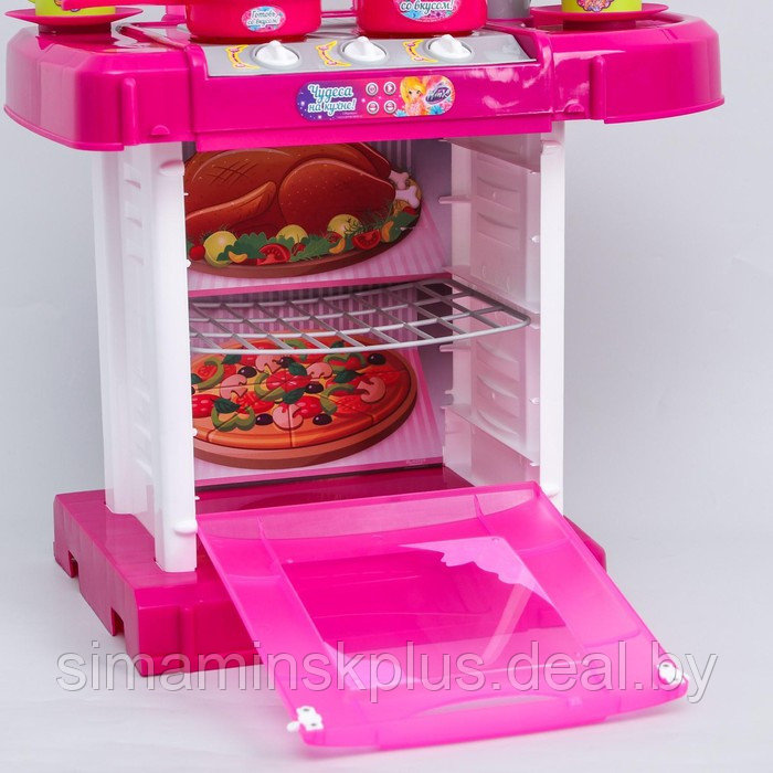 Игровой набор «Модная кухня», WINX, в чемоданчике, с аксессуарами, свет, звук, высота 65,5 см - фото 4 - id-p183816840