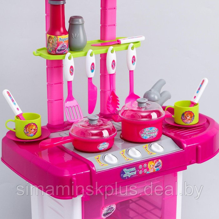 Игровой набор «Модная кухня», WINX, в чемоданчике, с аксессуарами, свет, звук, высота 65,5 см - фото 7 - id-p183816840