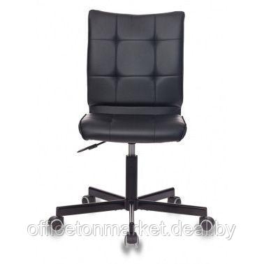 Кресло для персонала "Бюрократ CH-330M", экокожа, металл, черный - фото 2 - id-p183689972