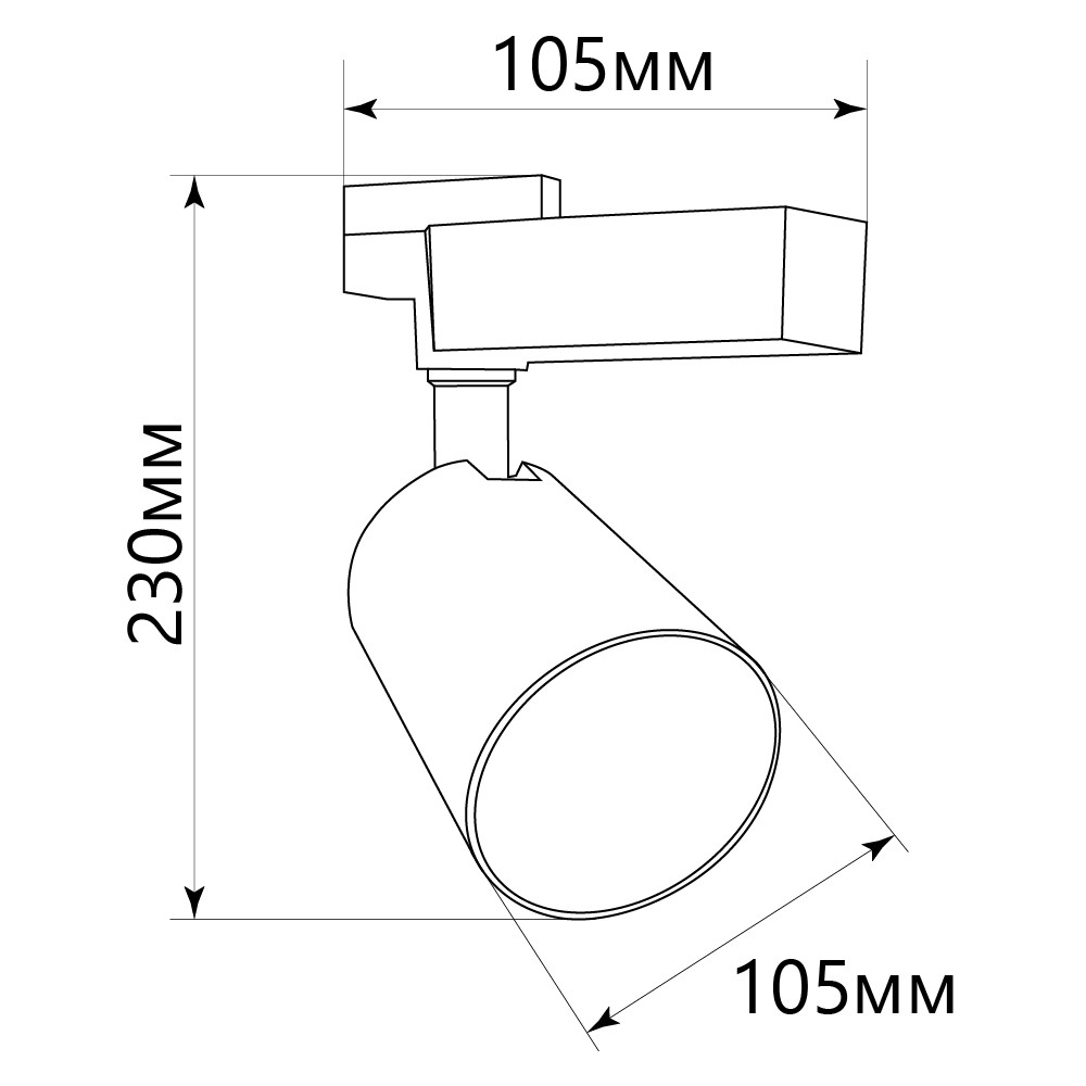 Трековый светильник Feron AL158 однофазный на шинопровод под лампу E27 белый - фото 2 - id-p162286458
