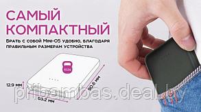 Внешний аккумулятор (power bank) MINI-5 Bebat 5000mAh, черный (2 порта Usb 2*5v/2.1a, Quick Charge)