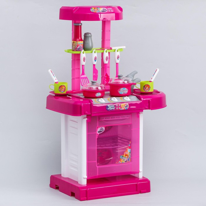 Игровой набор «Модная кухня», WINX, в чемоданчике, с аксессуарами, свет, звук, высота 65,5 см - фото 2 - id-p183836693