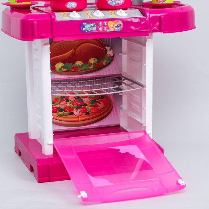 Игровой набор «Модная кухня», WINX, в чемоданчике, с аксессуарами, свет, звук, высота 65,5 см - фото 4 - id-p183836693