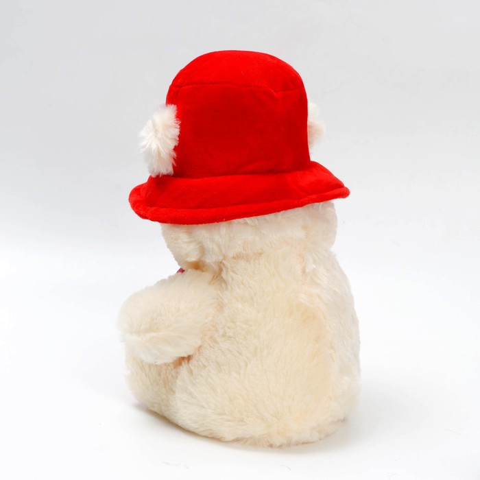 Мягкая игрушка «Мишка в панамке», с сердцем - фото 3 - id-p183837383