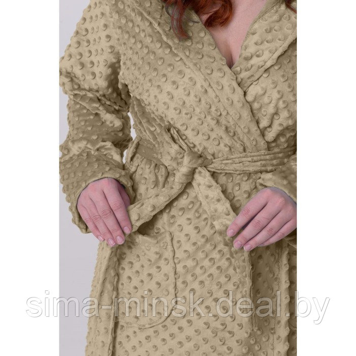 Халат женский, размер 48, цвет оливковый - фото 5 - id-p183843283