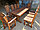 Набор садовый и банный  деревянный "Машека Премиум"  2,5 метра 11 предметов, фото 4