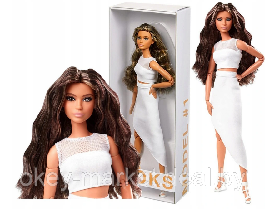 Кукла Barbie Looks Брюнетка GTD89 - фото 1 - id-p183850396