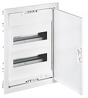 Щиток встр. Nedbox 24М (2х12+1) белая металлическая дверь, с клеммами N+PE, IP41
