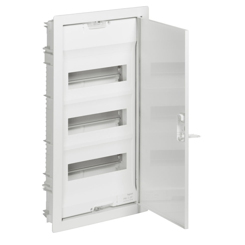 Щиток встр. Nedbox 36М (3х12+1) белая металлическая дверь, с клеммами N+PE, IP41 - фото 1 - id-p183850499