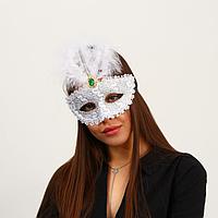 Карнавальная венецианская маска "Блеск" женская