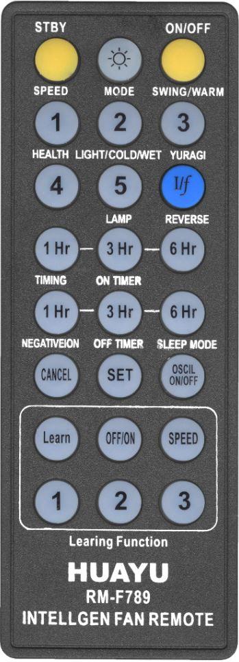 Huayu RM-F789 для вентиляторов универсальный пульт