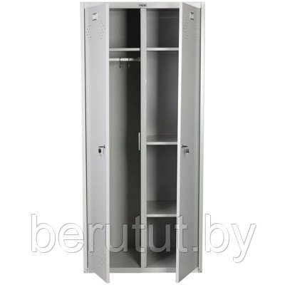 Шкаф металлический / Шкаф для раздевалок ПРАКТИК LS-21-80U для одежды - фото 3 - id-p183305000