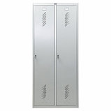 Шкаф металлический / Шкаф для раздевалок ПРАКТИК LS-21-80 для одежды, фото 4