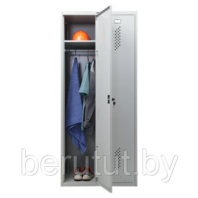 Шкаф металлический / Шкаф для раздевалок ПРАКТИК LS-21-80 для одежды - фото 6 - id-p183304994