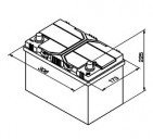 Автомобильный аккумулятор AutoPart AP850 600-032 (100 А·ч)