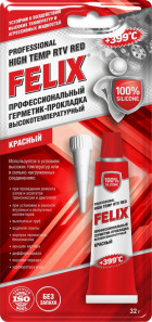 - FELIX Профессиональный герметик-прокладка (красный) 32г - фото 1 - id-p183864528