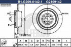 Тормозной диск GALFER B1-G209-0137-1