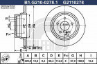 Тормозной диск GALFER B1-G210-0278-1