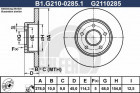 Тормозной диск GALFER B1-G210-0285-1 - фото 1 - id-p183864587