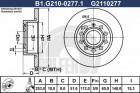 Тормозной диск GALFER B1-G210-0277-1 - фото 1 - id-p183864596