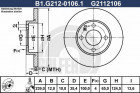 Тормозной диск GALFER B1-G212-0106-1