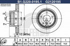 Тормозной диск GALFER B1-G220-0195-1