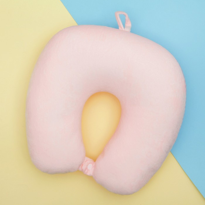 Мягкая игрушка-антистресс «Полосатик», подголовник с заклёпкой, цвет розовый - фото 2 - id-p183865900