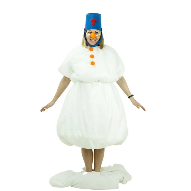 Карнавальный костюм для взрослых Снеговик 0А-00000062 / Минивини - фото 1 - id-p183869608