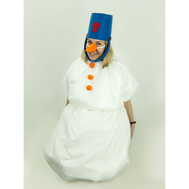 Карнавальный костюм для взрослых Снеговик 0А-00000062 / Минивини - фото 4 - id-p183869608