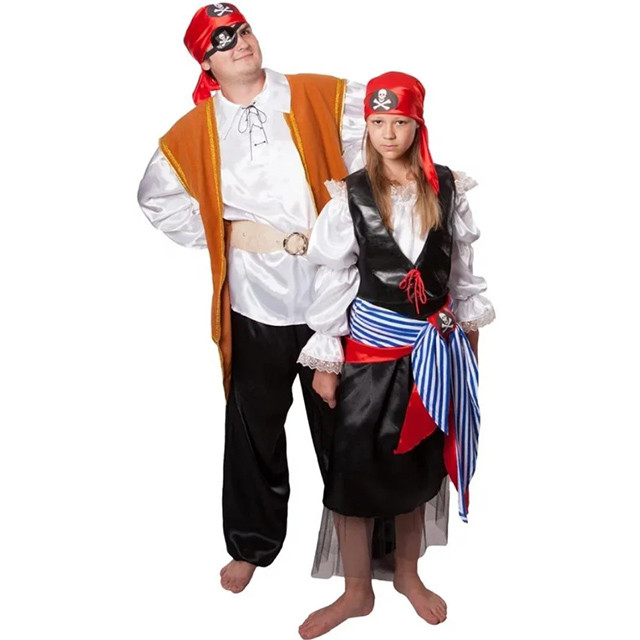 Карнавальный костюм женский Пират 7 Пиратка ОА-00000107 / Минивини - фото 1 - id-p183869888