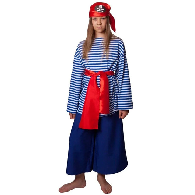 Карнавальный костюм женский Пират 6 Пиратка ОА-00000108 / Минивини - фото 1 - id-p183869890