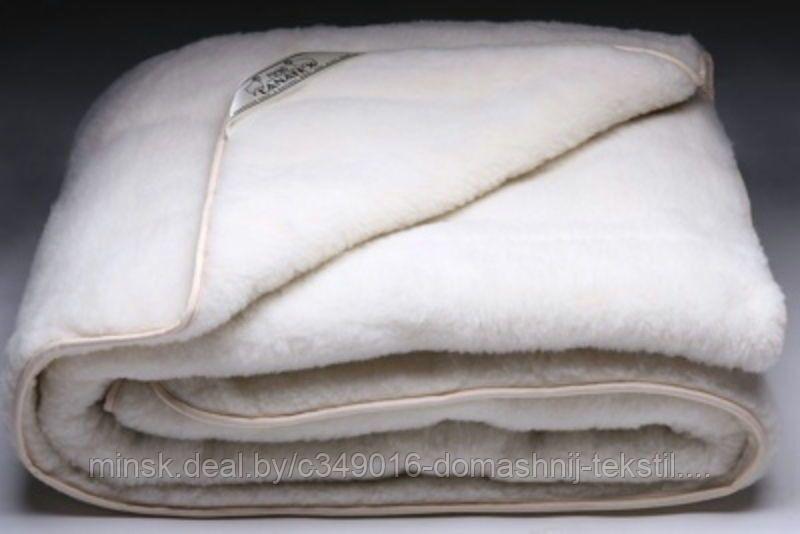 Одеяло овечье двухслойное "Белое" Lanatex 140х205 - фото 1 - id-p183870851