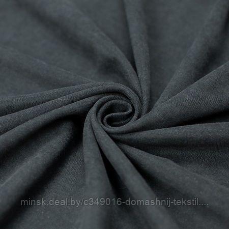 Ткань портьерная канвас на отрез темно-серый - фото 1 - id-p183871072
