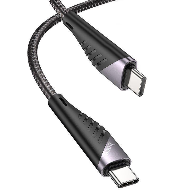 USB-C кабель Hoco U95 Freeway Type-C, 1.2м, QC 3.0, PD 20W, нейлон, черный