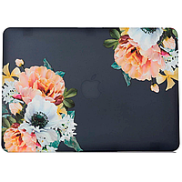 Чехол для Macbook Pro Touch Bar 15,4" Hard Shell Case "Тропические цветы" (матовый)