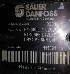 Аксиально-поршневой гидронасос Sauer Danfoss H1P089L
