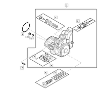 Насос RE258468 John Deere, Bosch Rexroth RE289097/RE563717/PG201104. Трактор John Deere