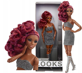 Кукла Mattel Barbie Looks c высоким хвостом HCB7