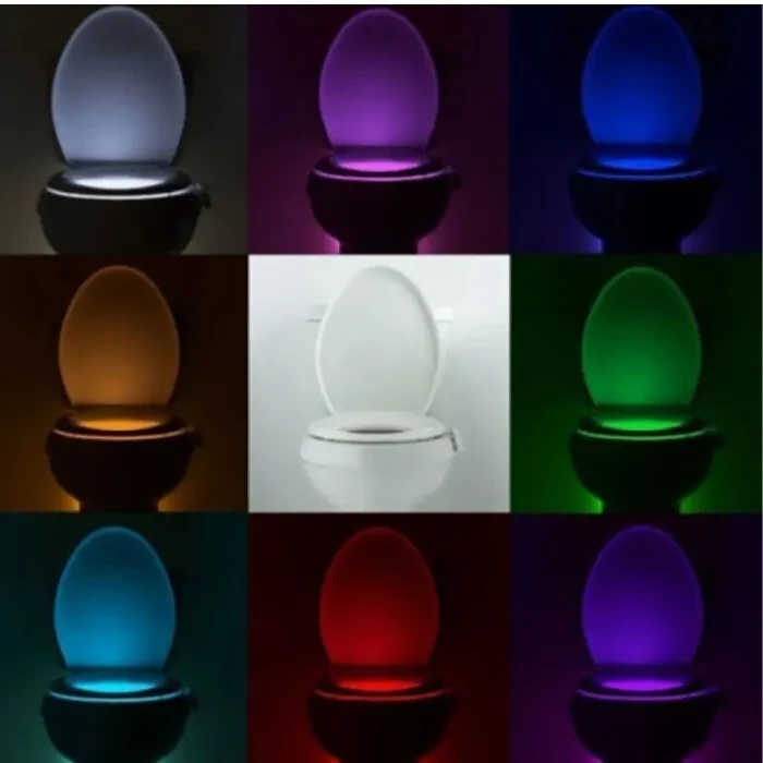 Цветная подсветка для унитаза LED с датчиком движения LIGHT BOWL - фото 2 - id-p183878518