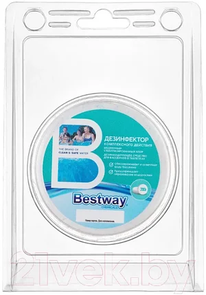 Средство для бассейна дезинфицирующее Bestway DK0.2TBW (0.2кг), фото 2
