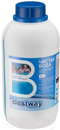 Средство для очистки бассейна Bestway Чистая вода 4в1 OW0.75LBW (0.75кг), фото 2