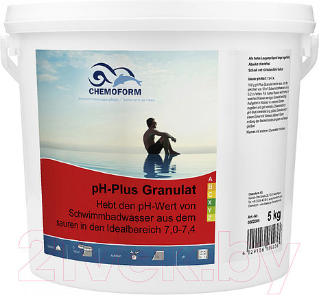 Средство для регулировки pH Chemoform pH-Плюс гранулированное (5кг), фото 2