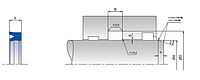 Уплотнение штока K33 80х100х10