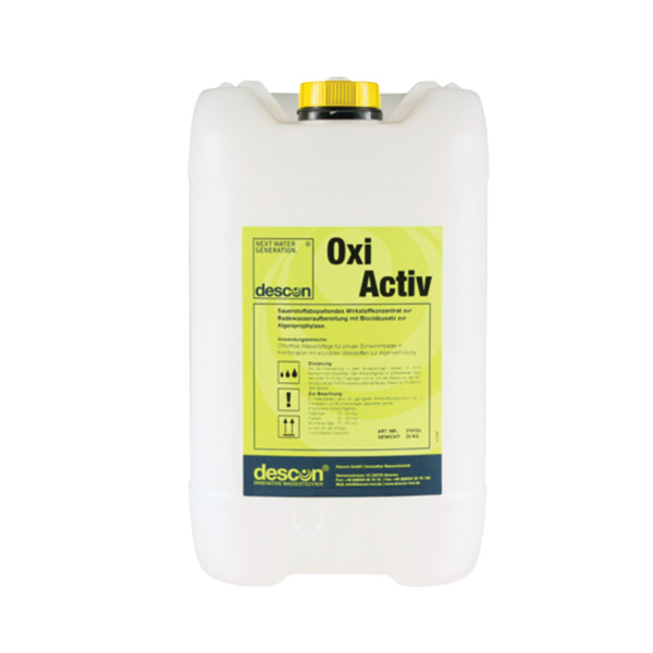 Активный кислород с альгицидом жидкий DESCON® OxiActiv 25 кг, Германия Descon Химия для бассейна