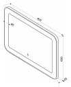 Зеркало Velvette LED 900*700, фото 4