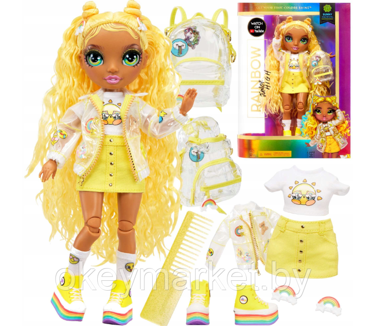 Кукла Rainbow High Скайлер Санни серия Подростки  579977