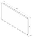 Зеркало Demure LED 700*500, фото 5